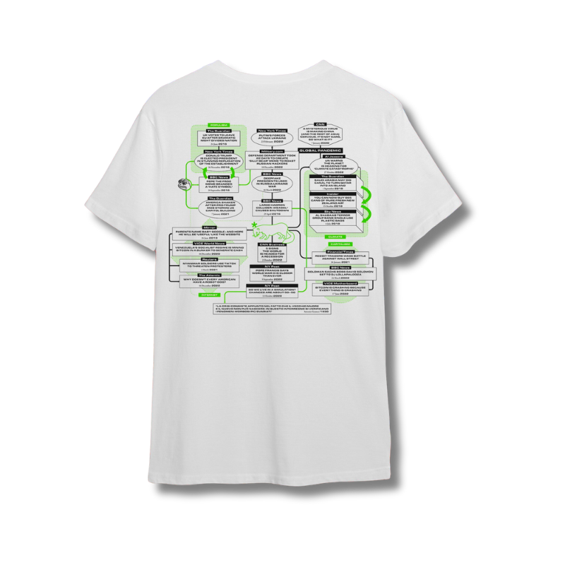 Cern T-Shirt verde – retro